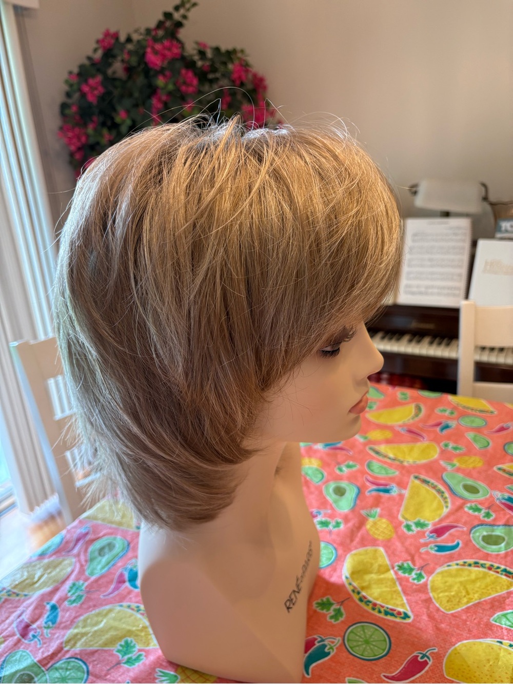 René of Paris Short Layered Wig in blonde - Picture 7 of 11